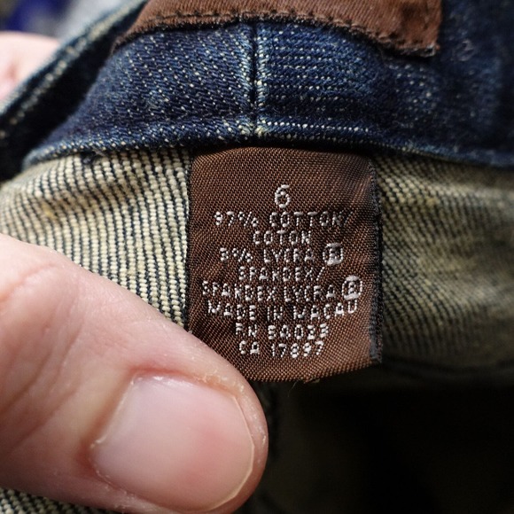 VINTAGE BANANA REPUBLIC STRETCH DENIM BOOTCUT? JEANS WOMENS SIZE 6 (30X31) - Picture 8 of 10